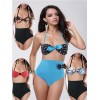 Black Blue Bikini Swimwear M5310b