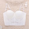 Suspender Female Inner Stage Clothes Short Sexy Backless Body Shaping Top 8566