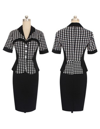 Beautiful Women V Neck Sexy profesional Dress M30212