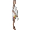 Hole Sleeve Opening Top And Pants Set Sexy Two Piece Sets Women M074