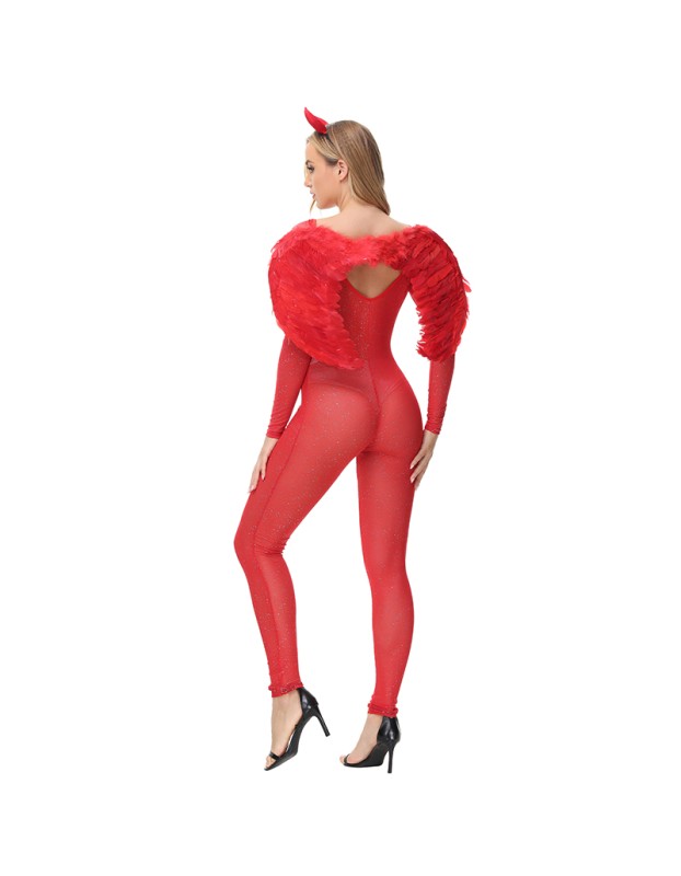 Witch Demon Costume Red Devil Cosplay MS5001