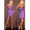 loose and wrap hip sexy low-cut dress 3445B