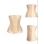 Hot sale women pure color latex waist corsets M1303N