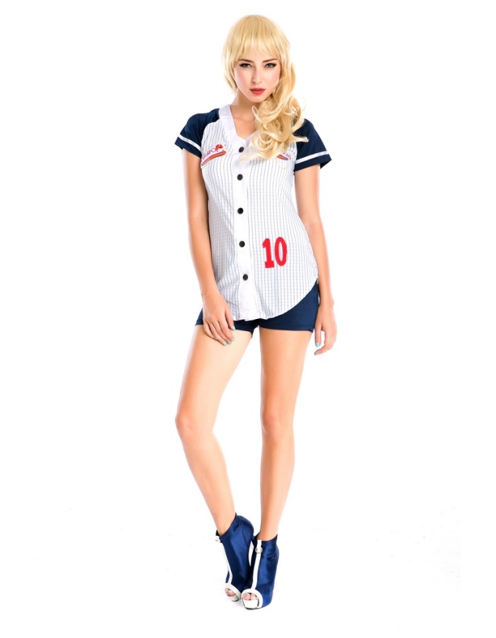 Girl's Fantasy Baseball Costume M4036