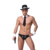 Striped Denim Police Officer Costumes Cosplay Sexy Underwear For Men 20202