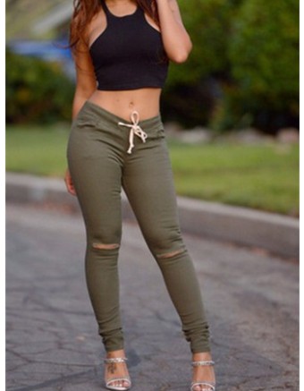 2016 New Women 3 Colors Hallow Out Legging FG9122