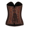 Steampunk Metal Gear Corset Plus Size M1426