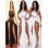 Two Side Split Lace Maxi Long Dress M3858