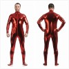 Mens Sexy Leather Metallic Zentai Suit M7328