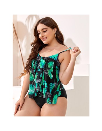 High Waisted Bikini Women Sexy V Neck One Piece Swimsuit 232