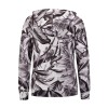 Coat Jacket Floral Print Long-Sleeved Pullover Casual Women Hoodies Fashionable LQ156