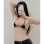 Sexy Leather Strap Bra Women Copper Button Erotic Underwear XX1006