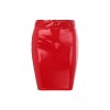 Slim Tight Half Skirt Mirror PU Leather High Waist Zipper Skirt SKT010