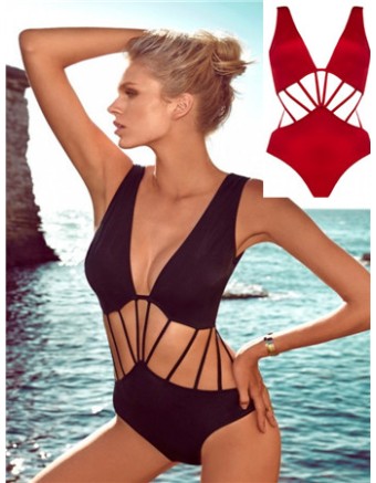 Hollow-out One-piece Swimwear M5371