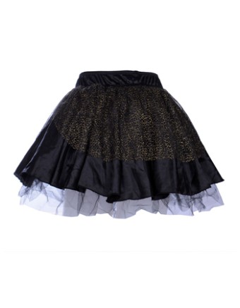 Black&Leopard Tutu Dress M43