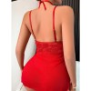 Suspenders Plus Size Set Sexy Underwear Seduction Sexy See-Through Lace Nightdress YSF2060