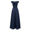 Women Evening Explosion Style Shoulder Sexy Maxi Dresses CD1700