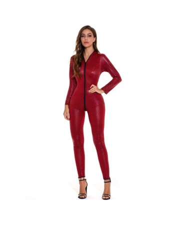 Snakeskin long-sleeved high-necked paragraph M7155A