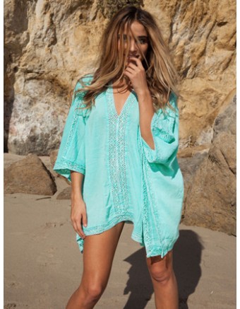 Crochet Poncho Beachwear M5320