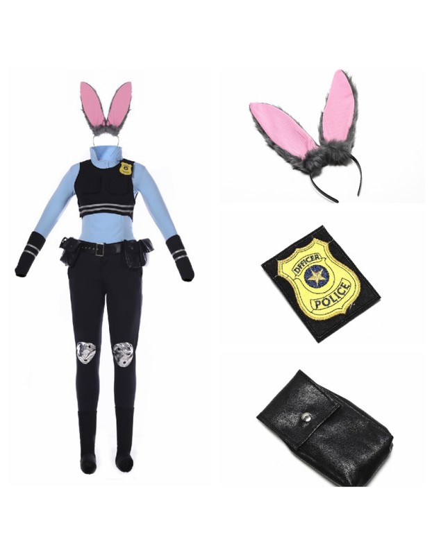 Movie Zootopia Judy Cop Costume M40229