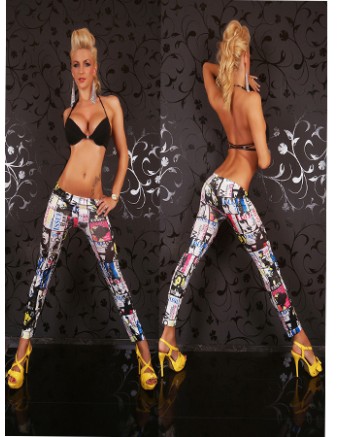 Seamless Tattoo Leggings trousers FG9006
