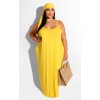 Womens Spaghetti Strap Beach Maxi Dress Plus Size M8425