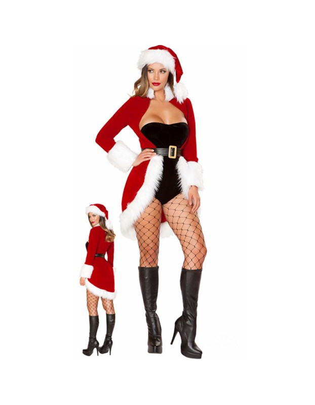 Sexy Santa Claus Xmas Cosplay Costume m1188