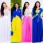 New Fashion Women's High Waist Pleated Solid Skirt M8245