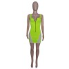 Spliced Sexy Mini Mesh Dress Womens Dresses Fashion M059