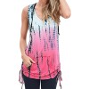 New colorful  Slim hooded sleeveless T-shirt M88044