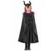 Cosplay Evil Queen Disfraces Halloween Witch Gown Girls Dress Kids Costume M40769