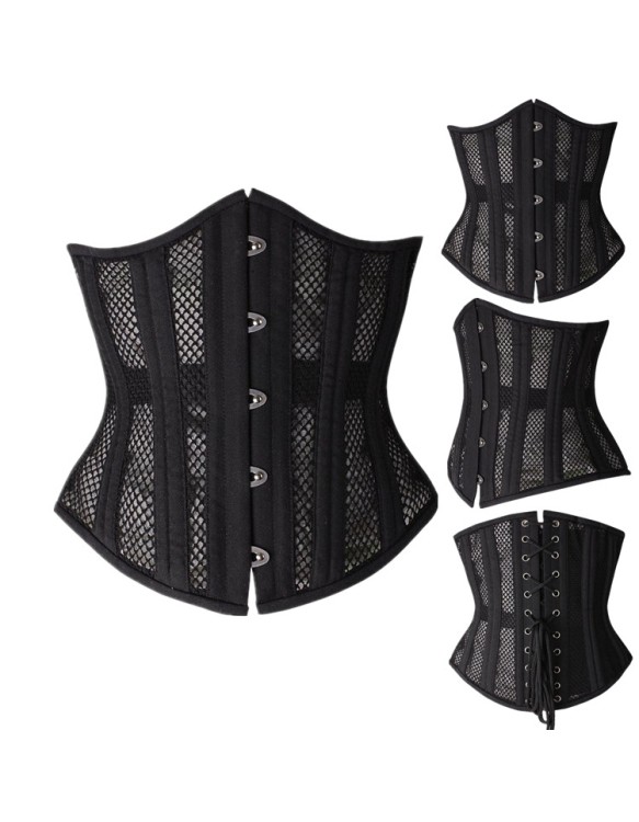 Women two colors steel bones corsets M1344