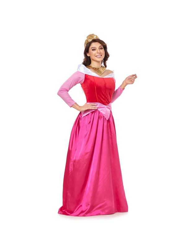 Pink Princess Peach Dress Adult Cosplay Costume for Women Halloween SM20281