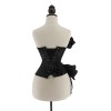 Luxury Lace Floral Ruffle Jacquard Off Shoulder Overbust Corset WK2277a