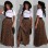 Women White letter T-shirt and Casual Leopard Print Dress Maxi formal skirts for ladies M8451