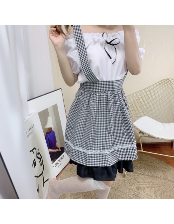 Roupas Lolita Dress Sexy Maid Costume Women XH6236