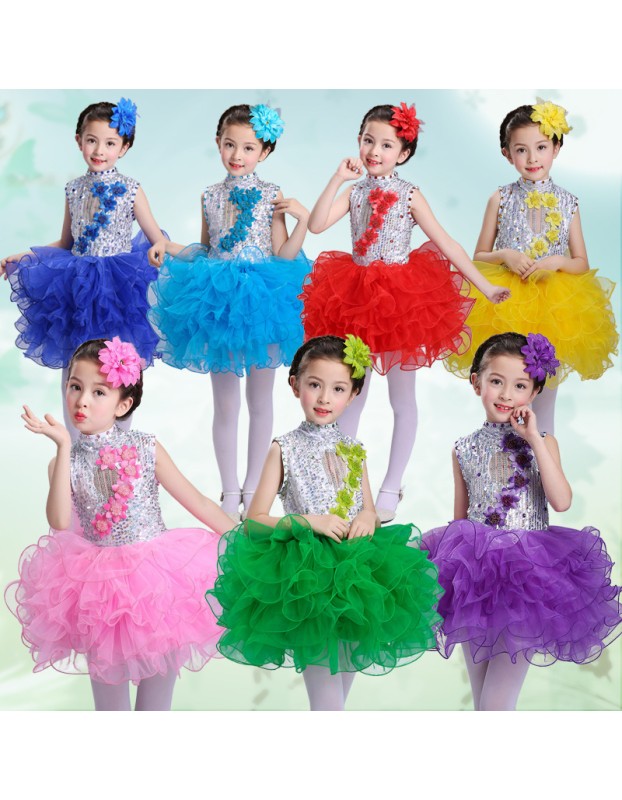 7 Colors Girls Fluffy Tutu Skirt S035