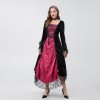 Halloween Gothic Court Robe Club Witch Cosplay Vampire Game Uniform YM8715