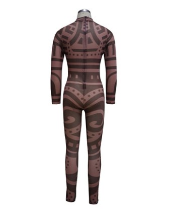 Printed High Collar Sexy One Piece Jumpsuit