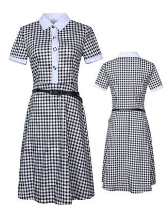50s Summer grid dress M30325