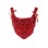 2023 Court Sexy Women Red Fringe Corset Little Sequin Vest Lacing Bustier WK2311