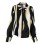 2023 Summer Shirt Striped Lapel Long Sleeve Single Breasted Shirt For Women 5197