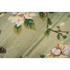 Green Vintage Floral Halter Corset Vest Cropped Tops 22053