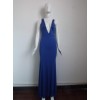 Fashion Design Blue Maxi Dress M3982a