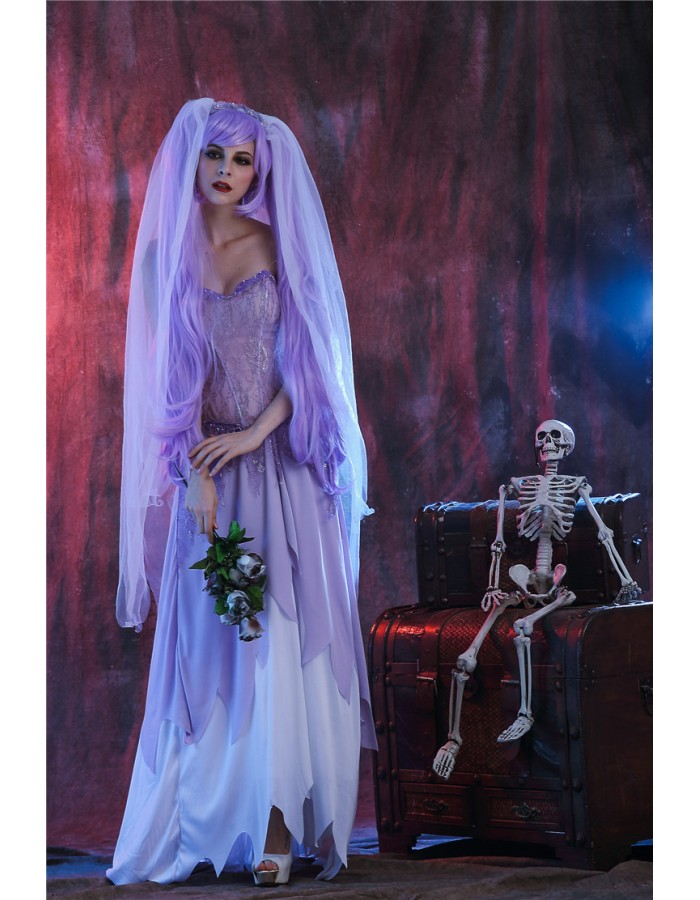 Halloween Cosplay Ghost Bride Costume M40284