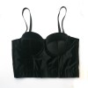 Real Velvet Bra Solid Color Steel Ring Body Shaping Vest All-Match Corset KN8199
