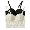 Short Pearl Suspender Vest Sexy Strapless Top 8992