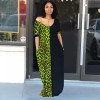 Lady Summer Loose Casual Leopard Pockets Dress M9200