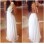 White Sleeveless Design Top Evening Dress M2310