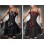 Pink Bow Black Corset SKirt Dress M1617